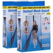 Wholesale - 2pc 83"x19.5" INSTANT MESH GUARD SCREEN DOOR W/MAGNETS C/P 6, UPC: 648760507447